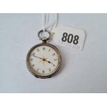 A Victorian Silver fob watch
