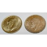 shillings 1920 &1931 better grade