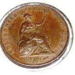 A 1/2 penny 1853 better grade