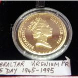 Gibraltar Crown Proof VE Day 1995