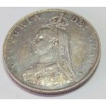 A 1887 Double Florin good condition