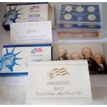 A USA Proof sets 2007 and 2008