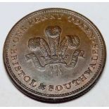 A British penny token