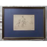 SOPER, Eileen signed, framed & glazed etching by E. Soper (English illustrator & etcher of childrens