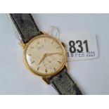 A Rolex 1960 Precision wrist watch set in 18CT gold