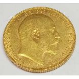 A Gold Sovereign 1910