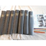 ANTIQUARIAN BOOK MONTHLY complete run of 152 issues, Feb.1974-Dec.1986, mostly in orig. binders