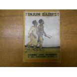 DIXON, M. Injun Babies 1st.ed. 1923, New York, sm.4to orig. cl. with pict. onlay, lacks 1 cold. plt.
