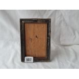 A photo frame with moulded border, 6 1/4 high, Chester 1918 by ANR quire