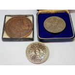 Crowns 1960,1980 Cased plus Becket Medal 1970
