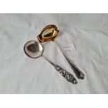 A continental 800 standard ladle and a spoon 80 gms