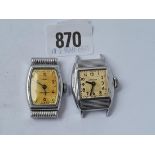 Two vintage wrist watches by WESTCLOX & COLBY