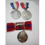 A boxed 1953 Coronation medal Edward VIIIÿ medal 1937 and a George VI medal