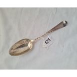 A George III bottom marked table spoon London 1774 by GS