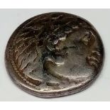 ANCIENT GREEKS ALEXANDER THE GREAT 336-323 BC Silver Drachm. S.6730