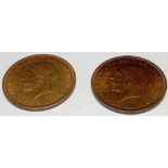 Pennies 1935, 1936 with lustre