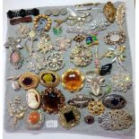 A pad of costume bar brooches