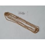 A blecher neck chain in 9ct - 5.6gms