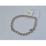 A silver bracelet - 7.3gms