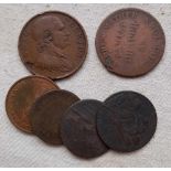 Isaac Perkins 1789 token & others