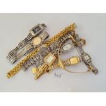 A bag of 10 ladies wrist watches