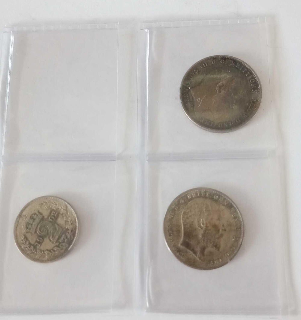 1902 part Maundy set (penny missing) - Image 2 of 3