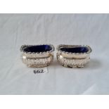 A pair of salts ensuite B'ham 1906 90 gms excluding BGL