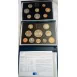 A 1997 UK proof coin collection 1984 UK proof coin collection both with COA