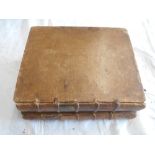 HAMPTON, J. The General History of Polybus… 2 vols. 1755 & 1772, London, 4to cont. fl. cf. 1 bd. nr.