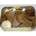 A tin of high grade George VI coins