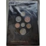 A 2008 Emblems of Britain UNC coin set