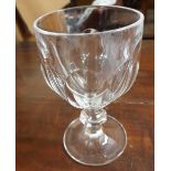 A Set of 10 Villeroy & Boch crystal wine glasses