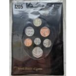 A 2008 Royal Shield of Arms UNC coin set