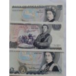 Three Somerset 5 Pound notes B343 mint