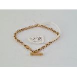 A 9ct bracelet - 4.3gms