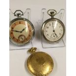 Vintage pocket watches & a full hunter pocket watch