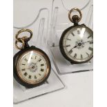 Two ladies fob watches