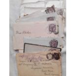 Covers GB Q.Vic 1d lilacs condition variable (16)