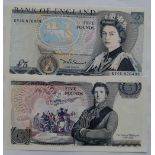 Two Somerset 5 Pound notes B343 Mint