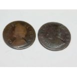 A George II Farthings 1736 /46