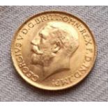 A gold sovereign 1914