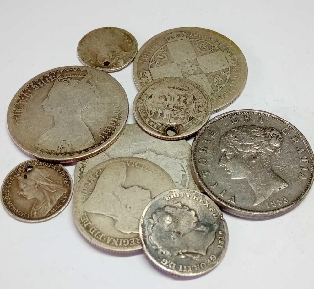 Victorian mainly silver coins