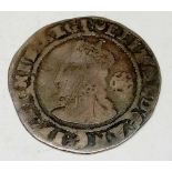 A Elizabeth I Sixpence 1587 MM. Crescent