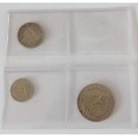 1943 part Maundy set (threepence missing)