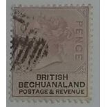 BECHUANALAND SG11a (1888, pale dull lilac). Fine used. Cat £30