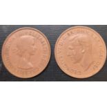 Two pennies 1950/53