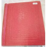 A large red binder M/R of mainly used QV/early 20thc oldies sparce but clean