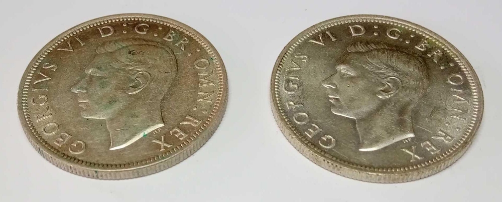 Half Crowns 1945/6 good grade