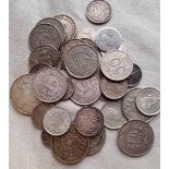 Foreign silver coinage