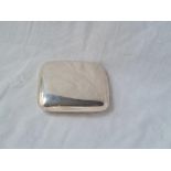 A oblong tobacco pouch with hinged cover B'ham 1924 3 inches wide 83 gms